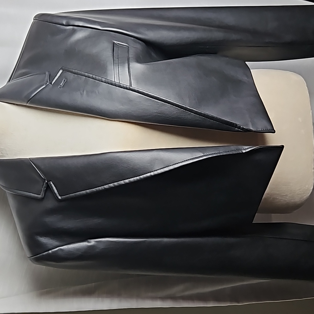 Elie Tahari vegan leather jacket XL